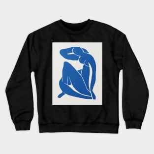Blue nude, Henri Matisse abstract art Crewneck Sweatshirt